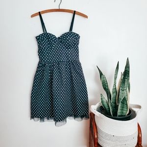 Suzy Shier polkadot rockabilly mini dress